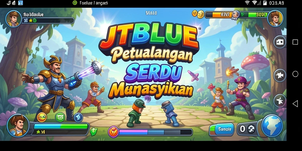 Tampilan gameplay arcade yang menarik dan penuh tantangan.