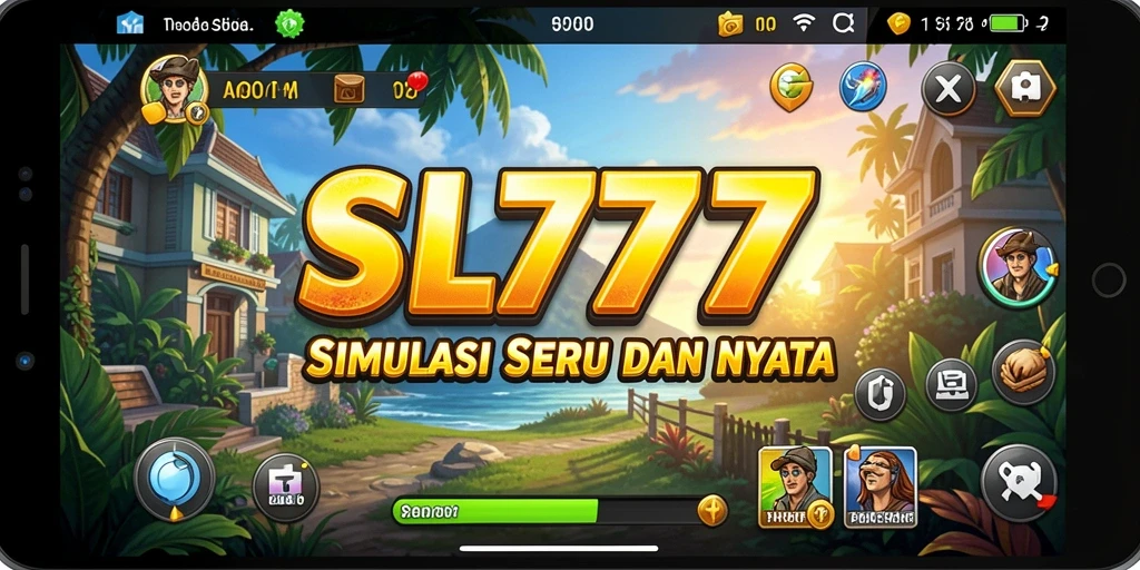 Screenshot SL777 menampilkan gameplay simulasi yang menakjubkan dan interaktif.