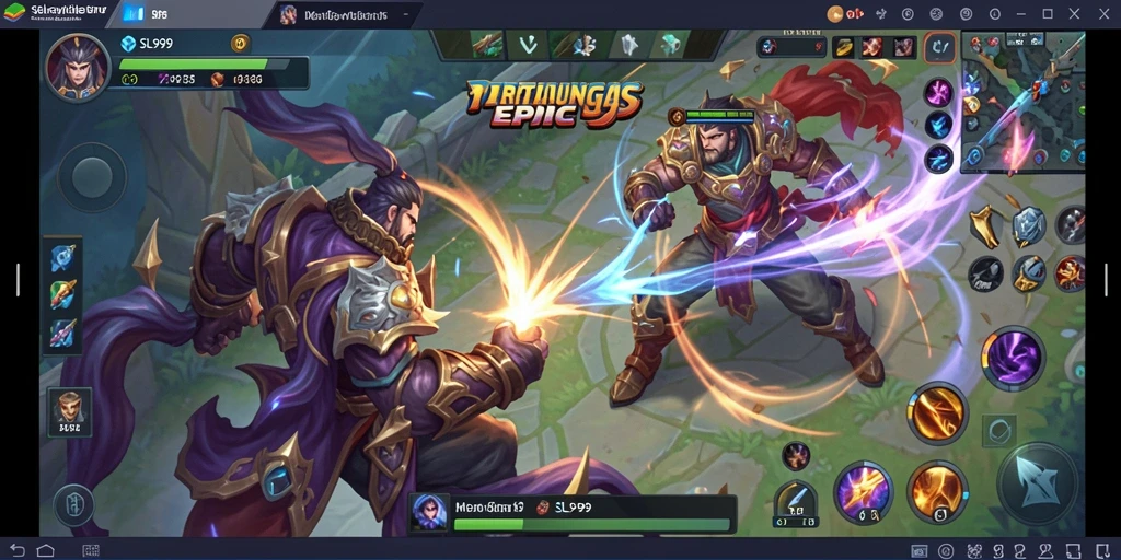Tangkapan layar dari gameplay SL999 yang mendebarkan.